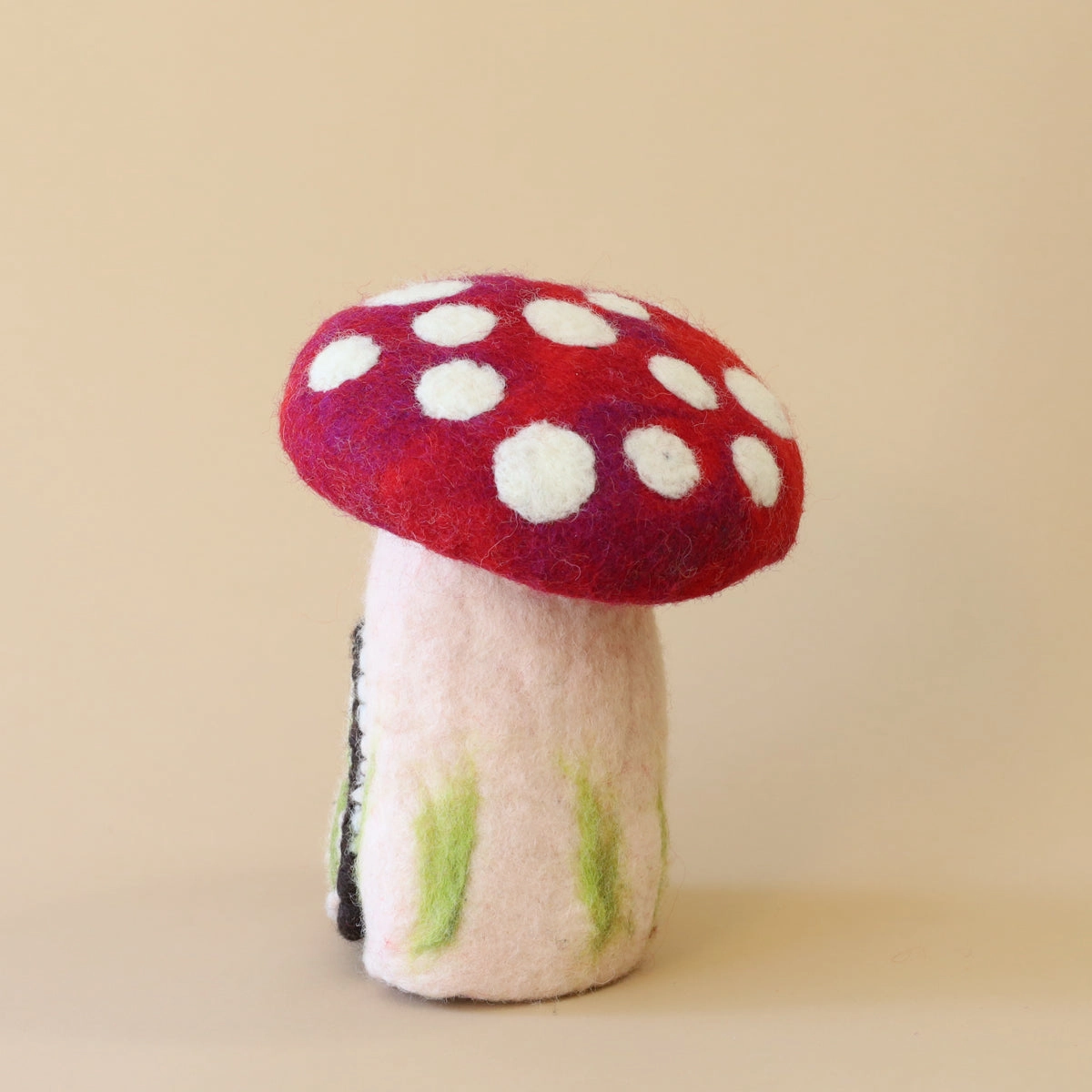 Pre-Order Felt Mushroom Hideaway, Red (Ships around end of June)