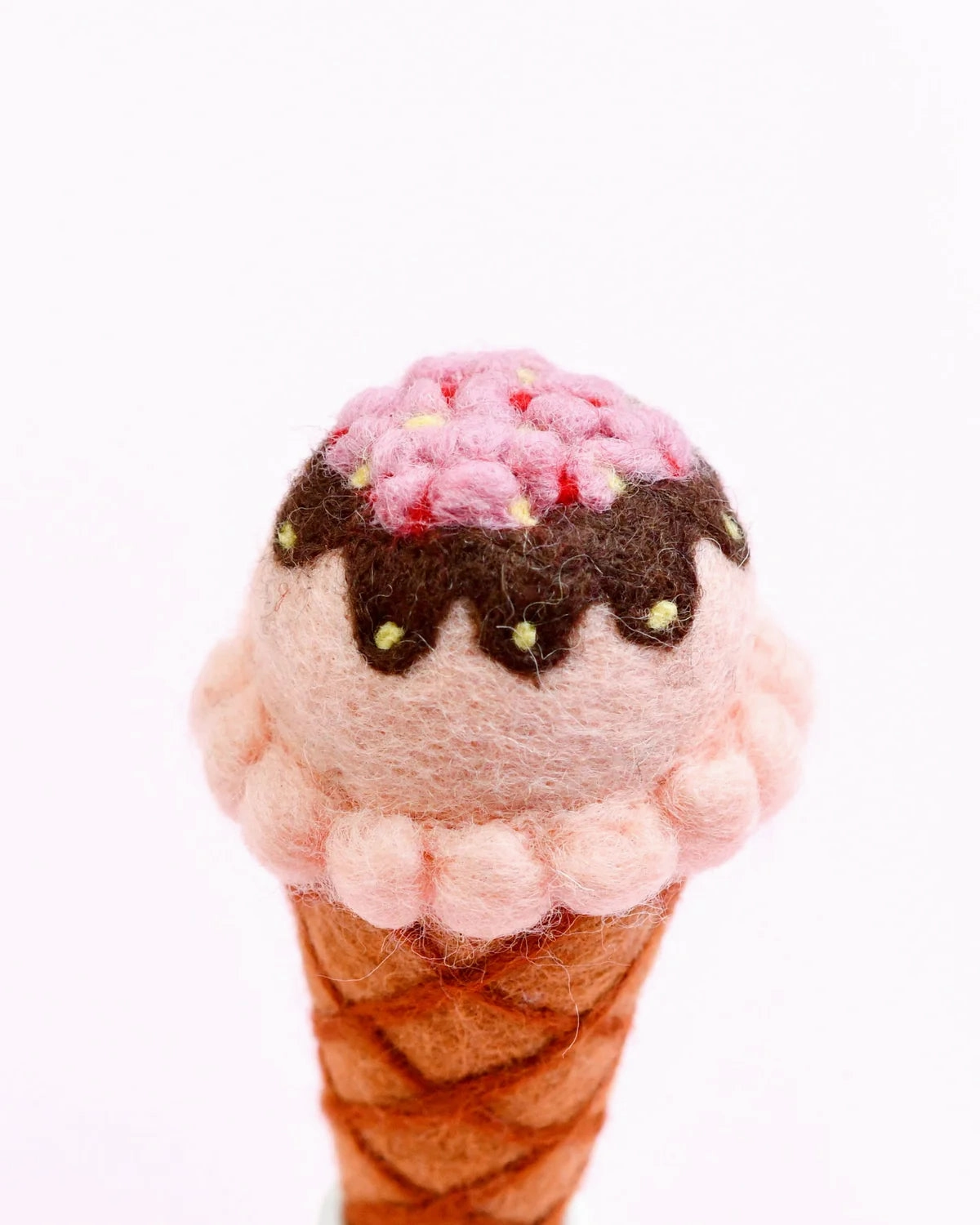 Pre-Order Felt Strawberry Sorbet Ice Cream (Ships in late June)