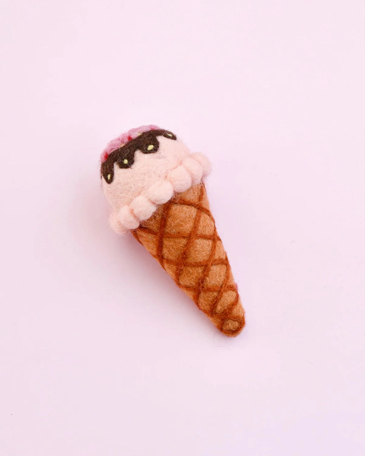 Pre-Order Felt Strawberry Sorbet Ice Cream (Ships in late June)