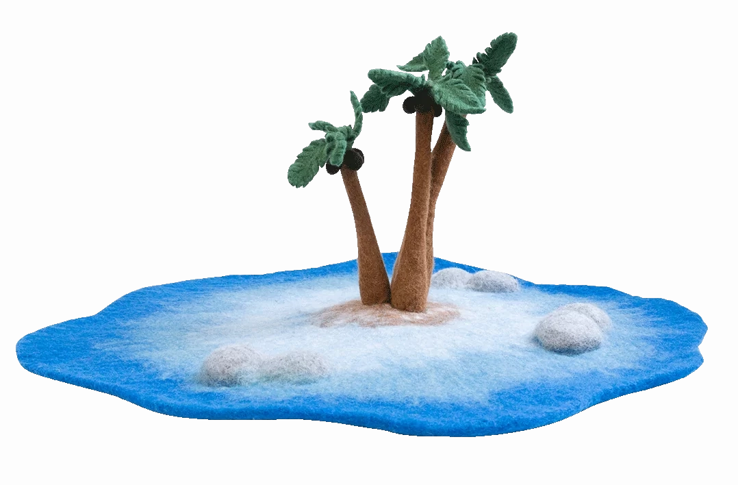 Pre-Order Papoose Bora Bora Felt Play Mat (Ships in late June/early July)