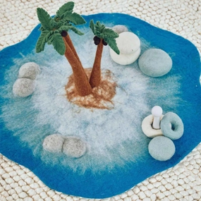 Pre-Order Papoose Bora Bora Felt Play Mat (Ships in late June/early July)