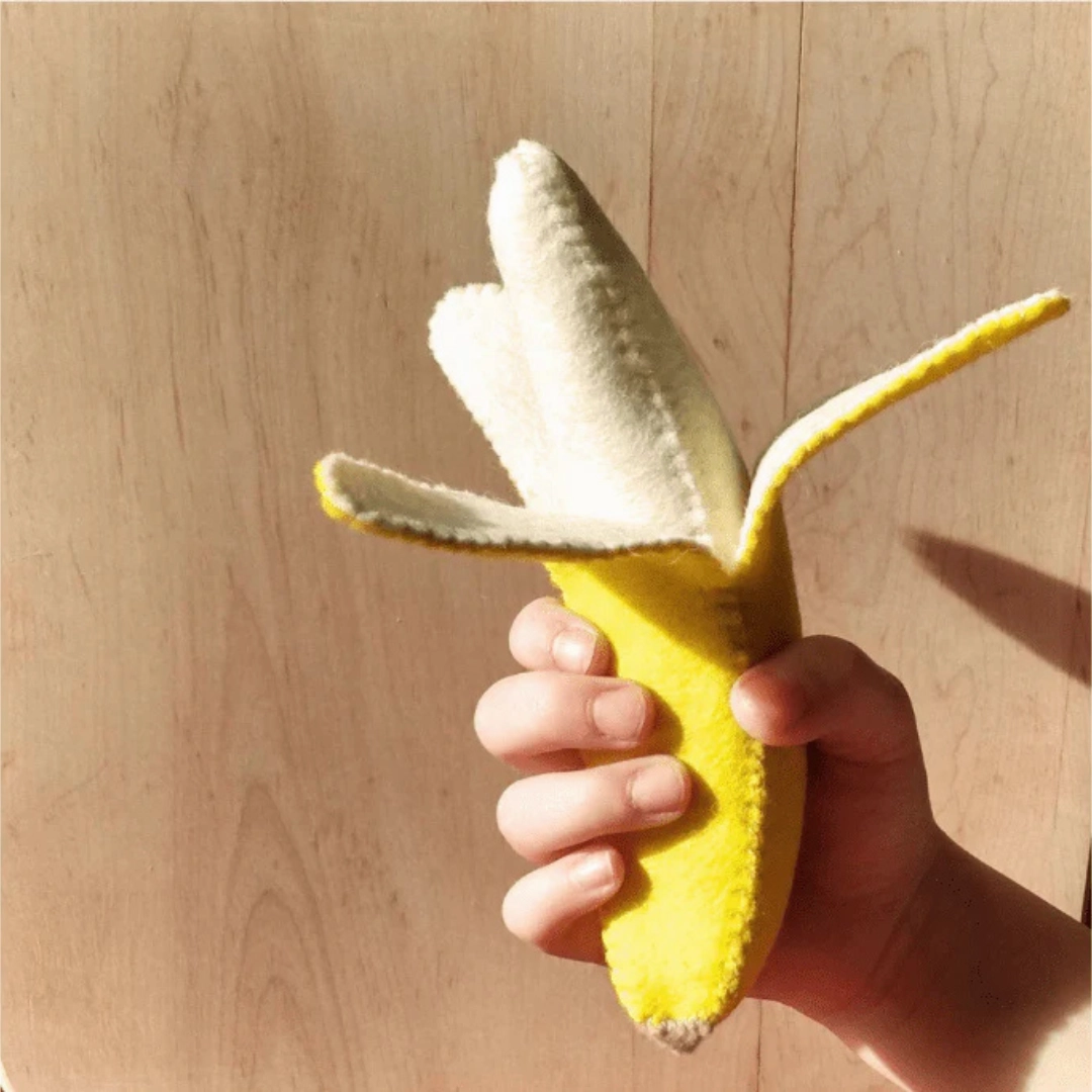 Pre-Order Papoose Felt Banana (Ships in late June/early July)