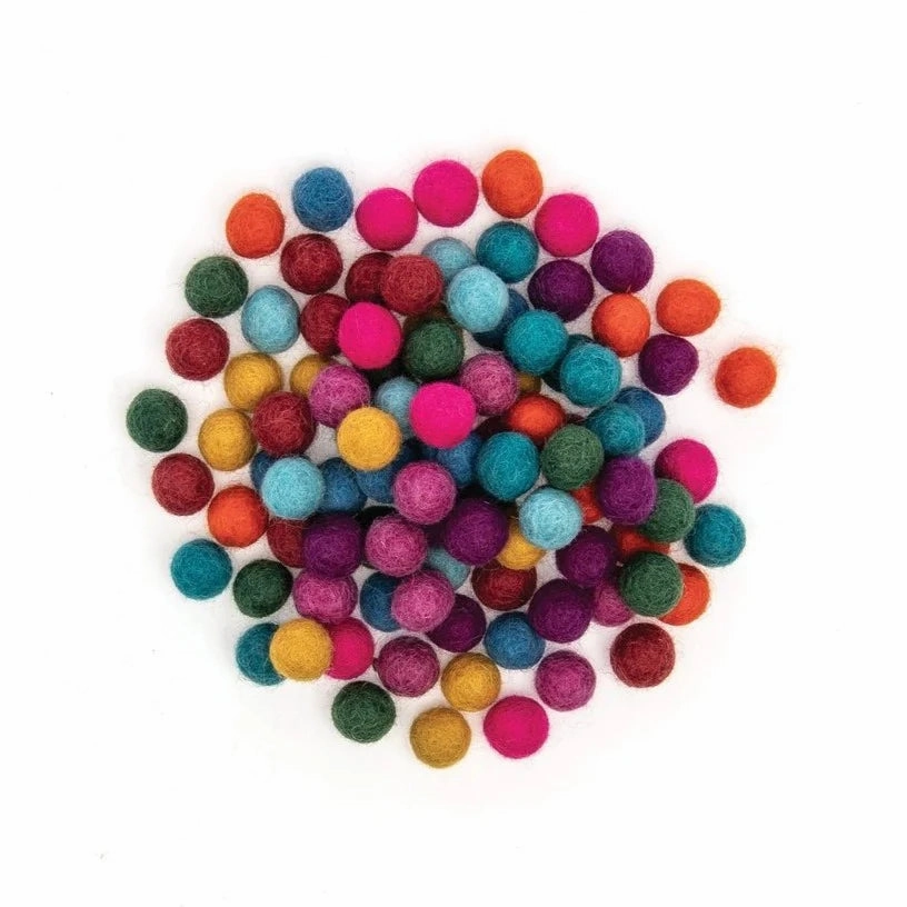 Pre-Order Papoose Summer Pom-poms, Set of 100 (Ships in late June/early July)