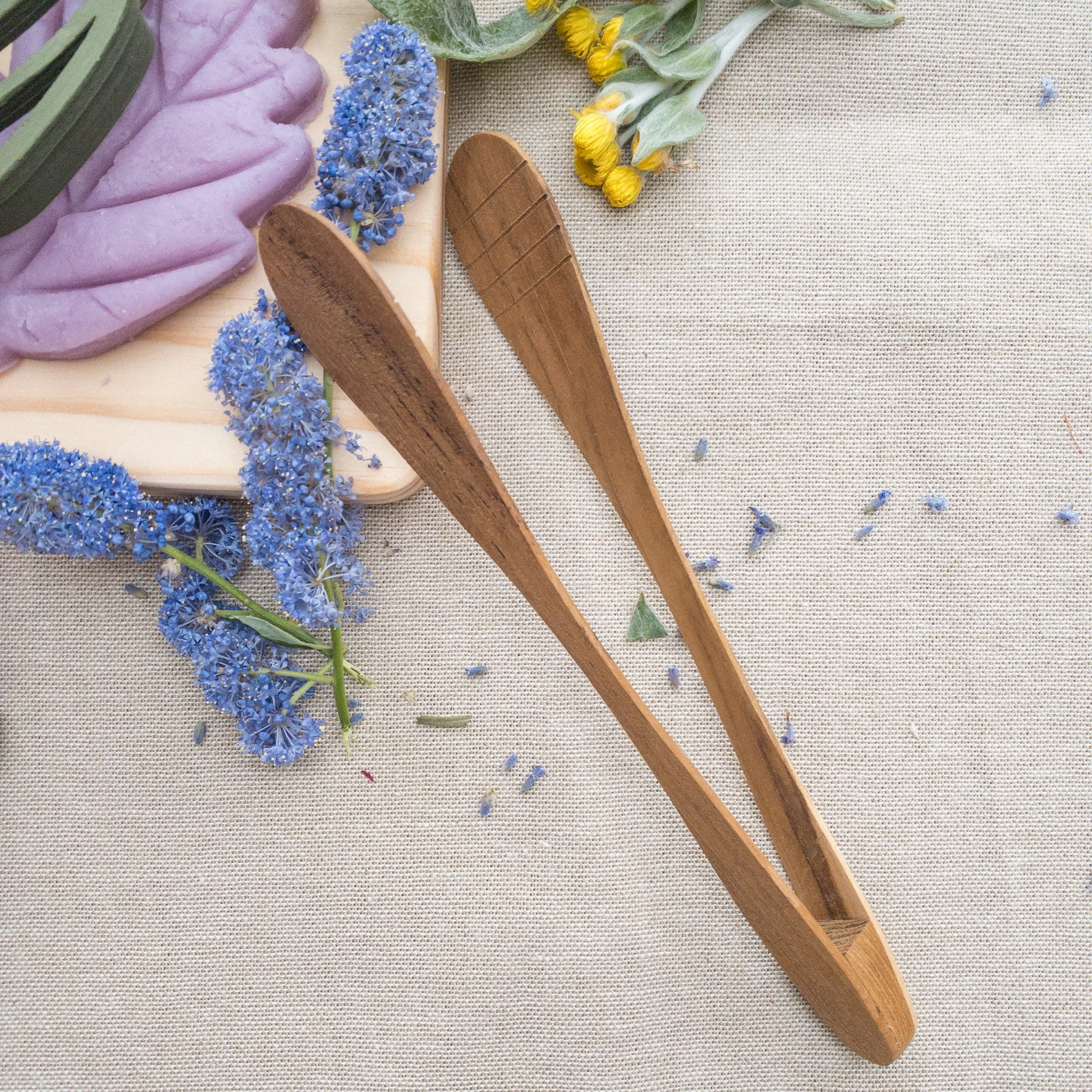 Pre-Order Papoose Wooden Tongs (Ships in late June/early July)