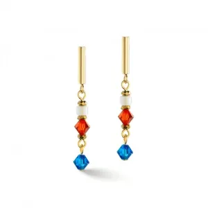 Princess Shape Mix Dopamine Multicolour Earrings 4239/21-1500 Coeur De Lion Jewellery