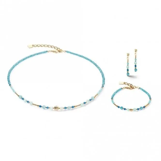 Princess Spheres Turquoise Necklace 4350/10-0600 Coeur De Lion Jewellery