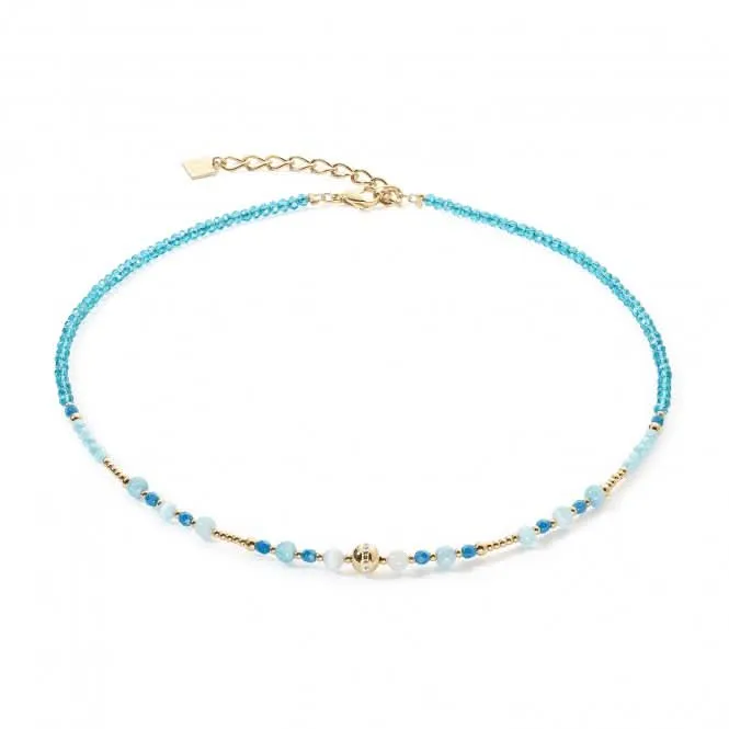 Princess Spheres Turquoise Necklace 4350/10-0600 Coeur De Lion Jewellery