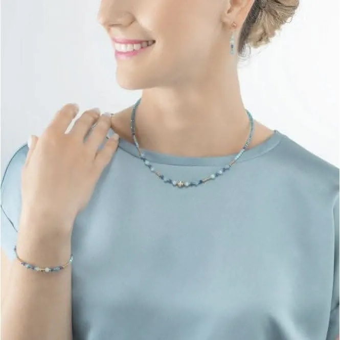 Princess Spheres Turquoise Necklace 4350/10-0600 Coeur De Lion Jewellery