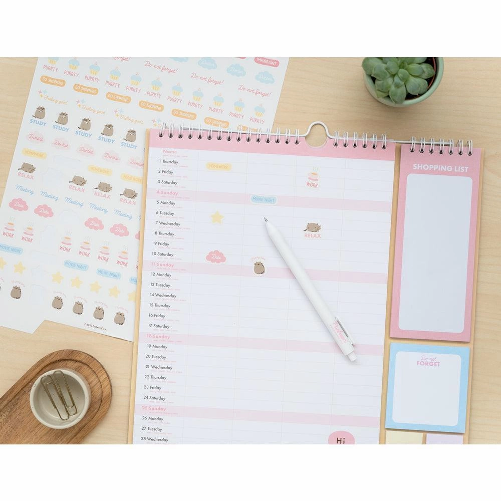Pusheen 2022/2023 Wall Planner