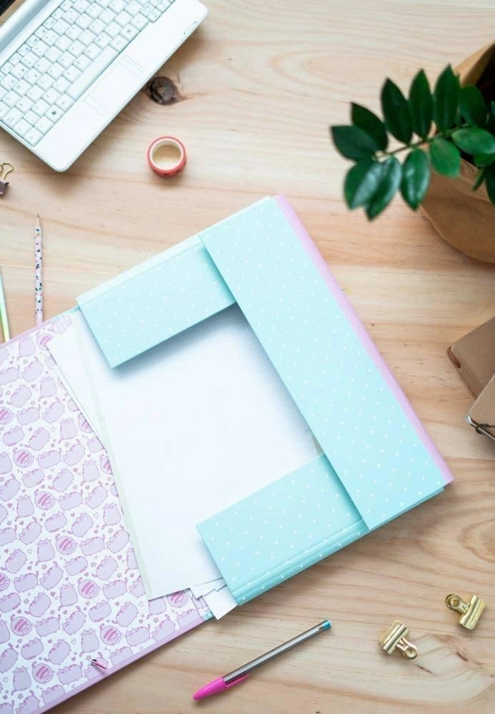 Pusheen A4 Elasticated 3-Flap Folder, Pusheen The Cat