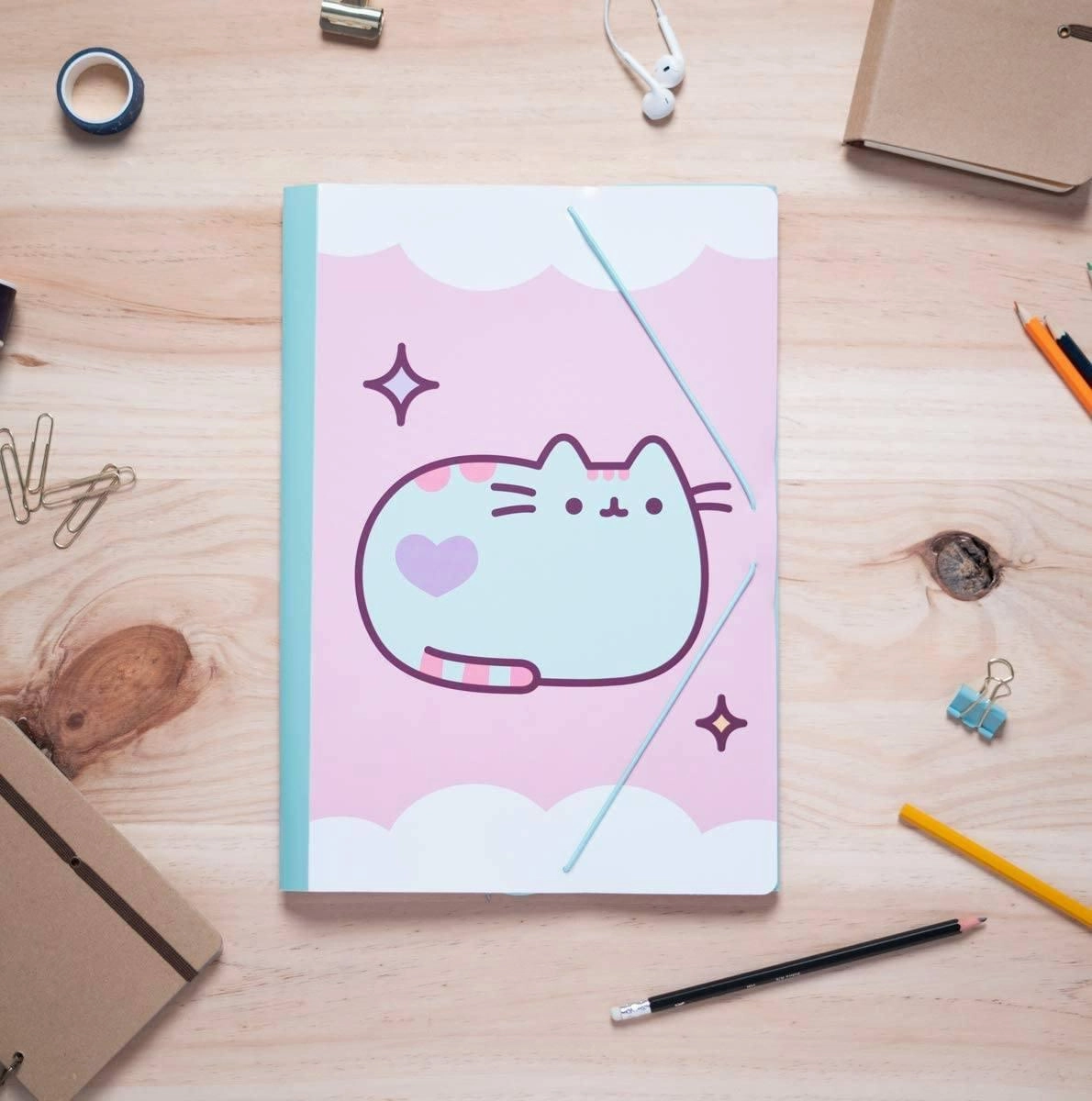 Pusheen A4 Elasticated Folder, Pusheen The Cat 2