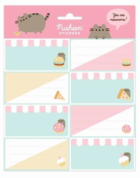 Pusheen ELE0279 Self-Adhesive Labels, Pusheen Foodie Collection