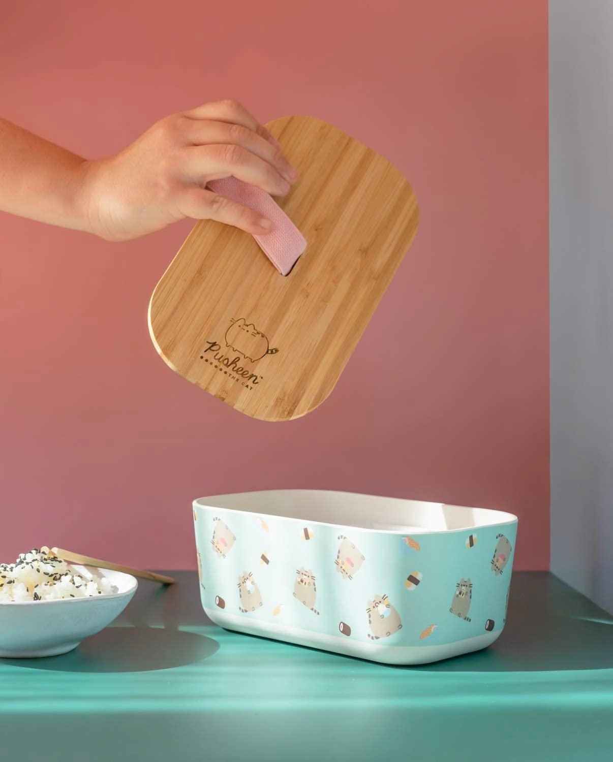 Pusheen Foodie Collection Bamboo Lunch Box