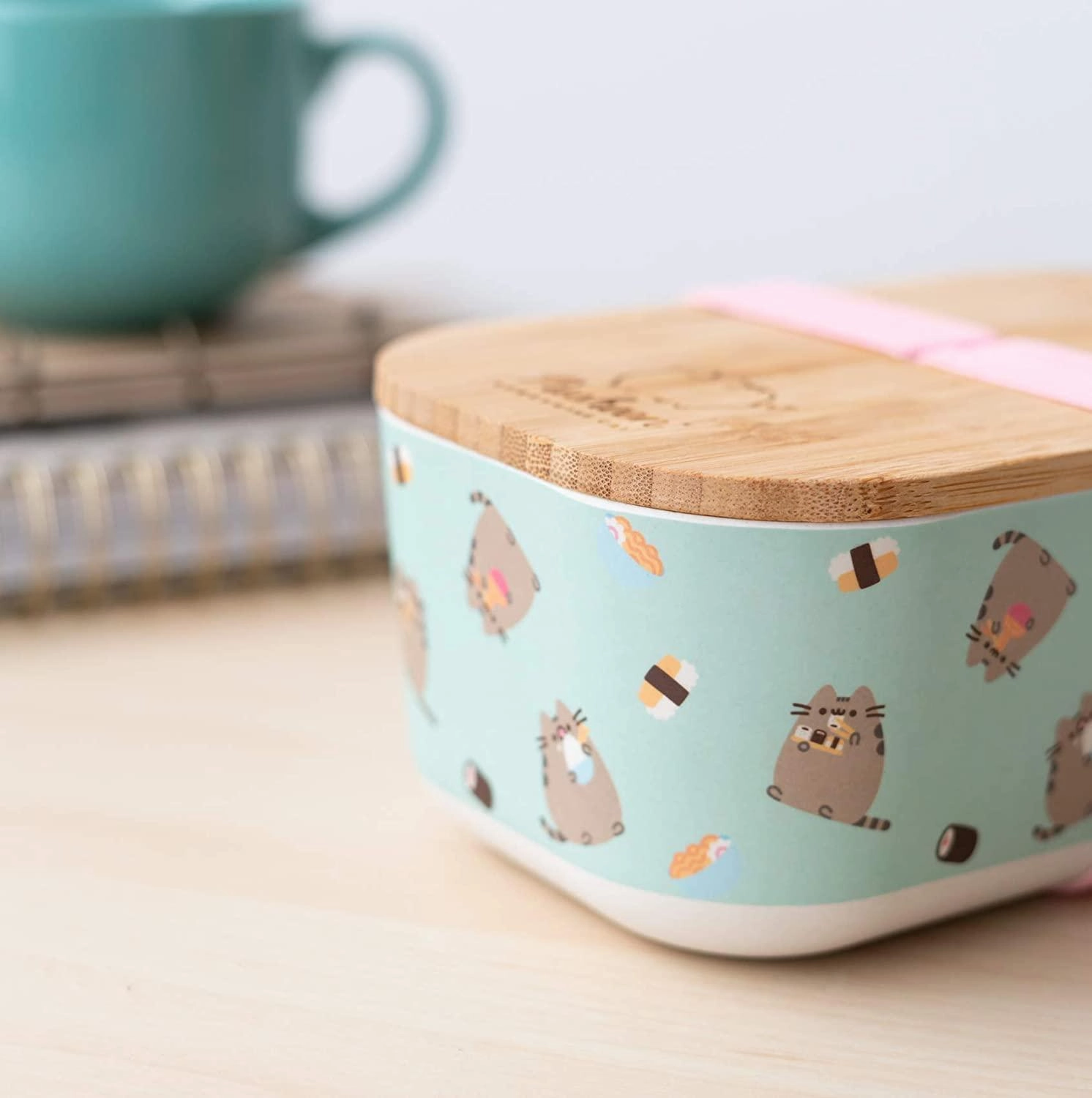 Pusheen Foodie Collection Bamboo Lunch Box