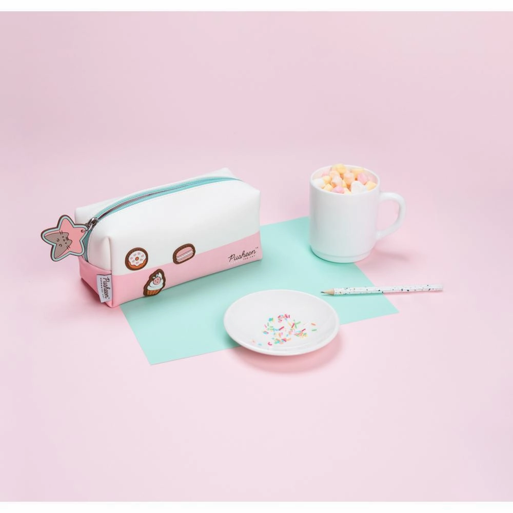 Pusheen Pencil Case, Makeup Case, Rose Collection