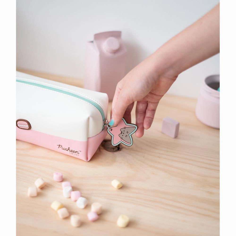 Pusheen Pencil Case, Makeup Case, Rose Collection