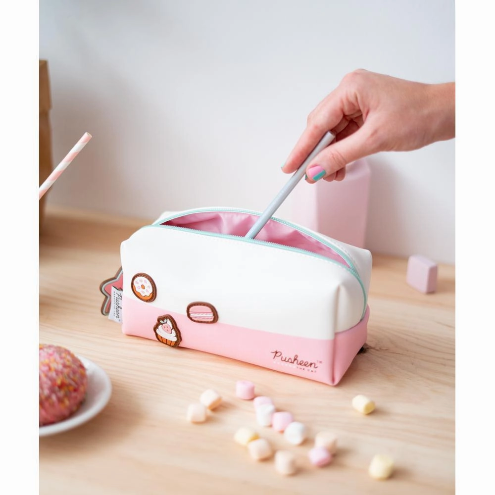 Pusheen Pencil Case, Makeup Case, Rose Collection