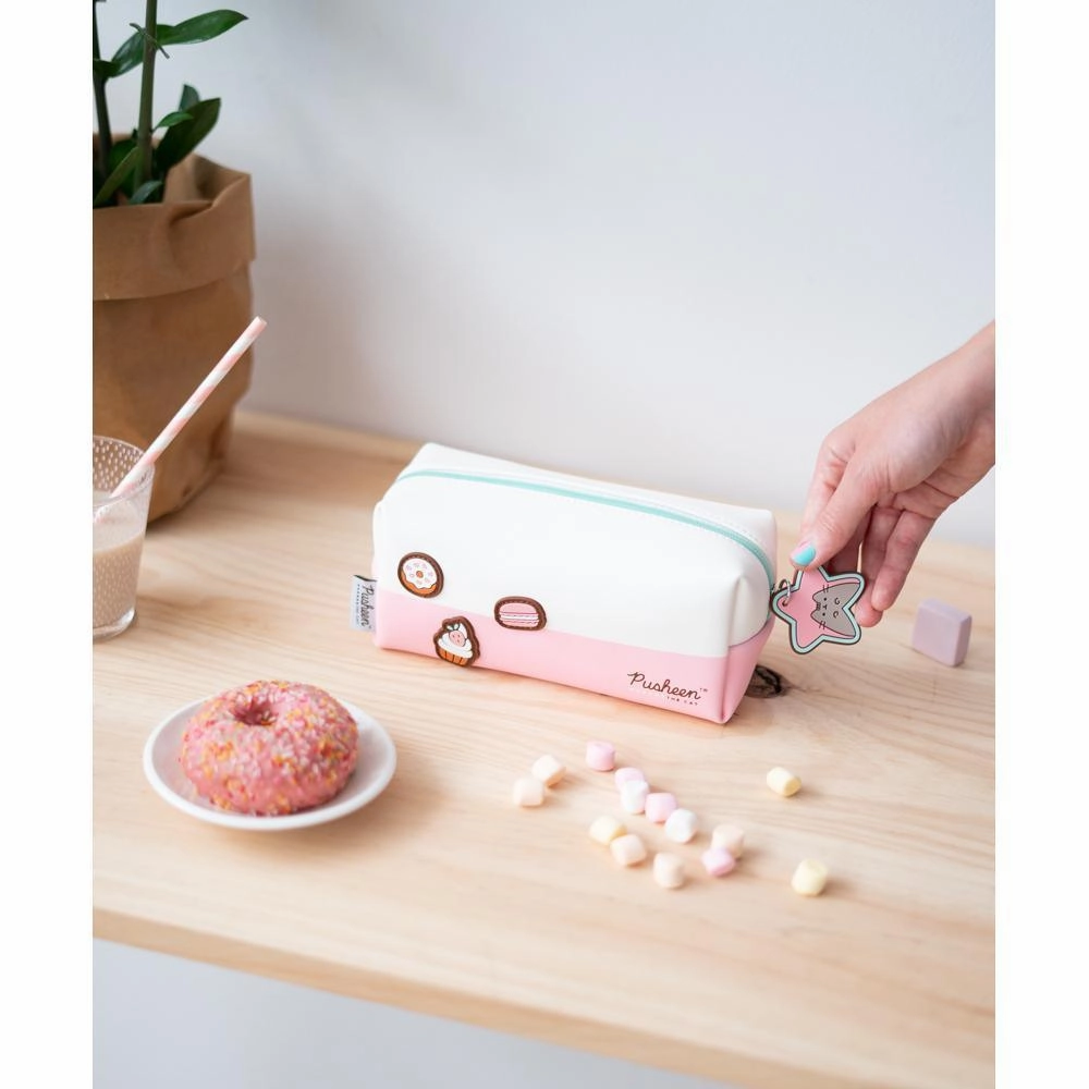 Pusheen Pencil Case, Makeup Case, Rose Collection
