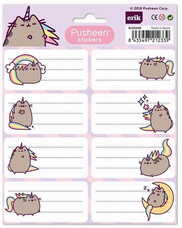 Pusheen Self-Adhesive Labels Pusheen The Cat 2