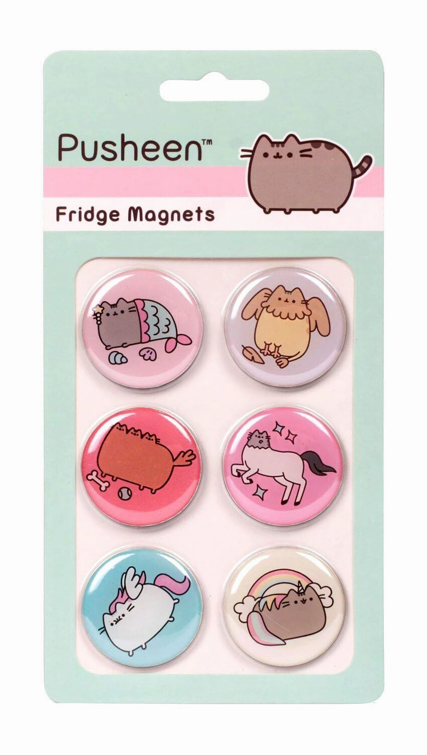 Pusheen Set Of 6 Fridge Magnets