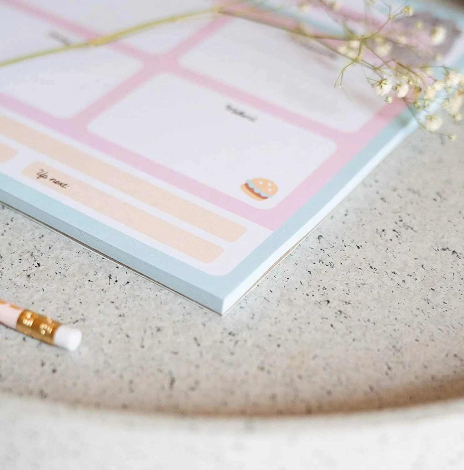 Pusheen Weekly Planner A4 Foodie Blue
