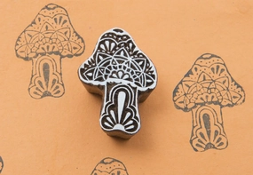 Quirky Mushroom Stamp