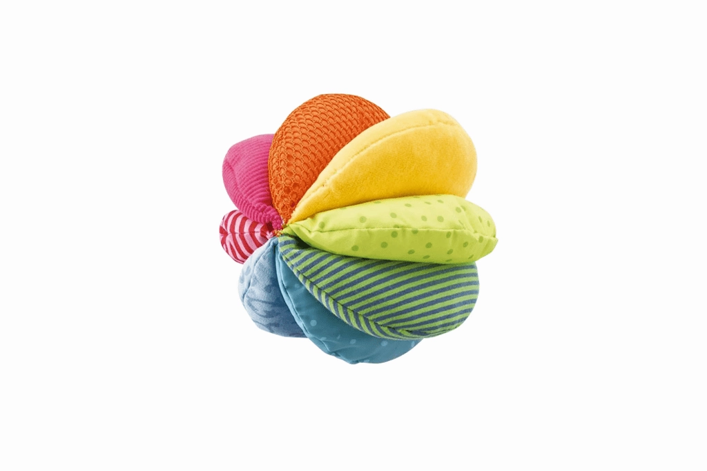 Rainbow Fabric Baby Ball