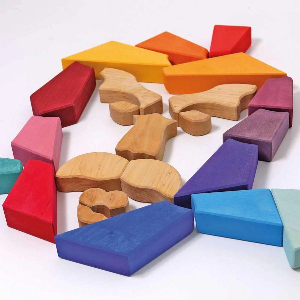 Rainbow Lion Wooden Puzzle