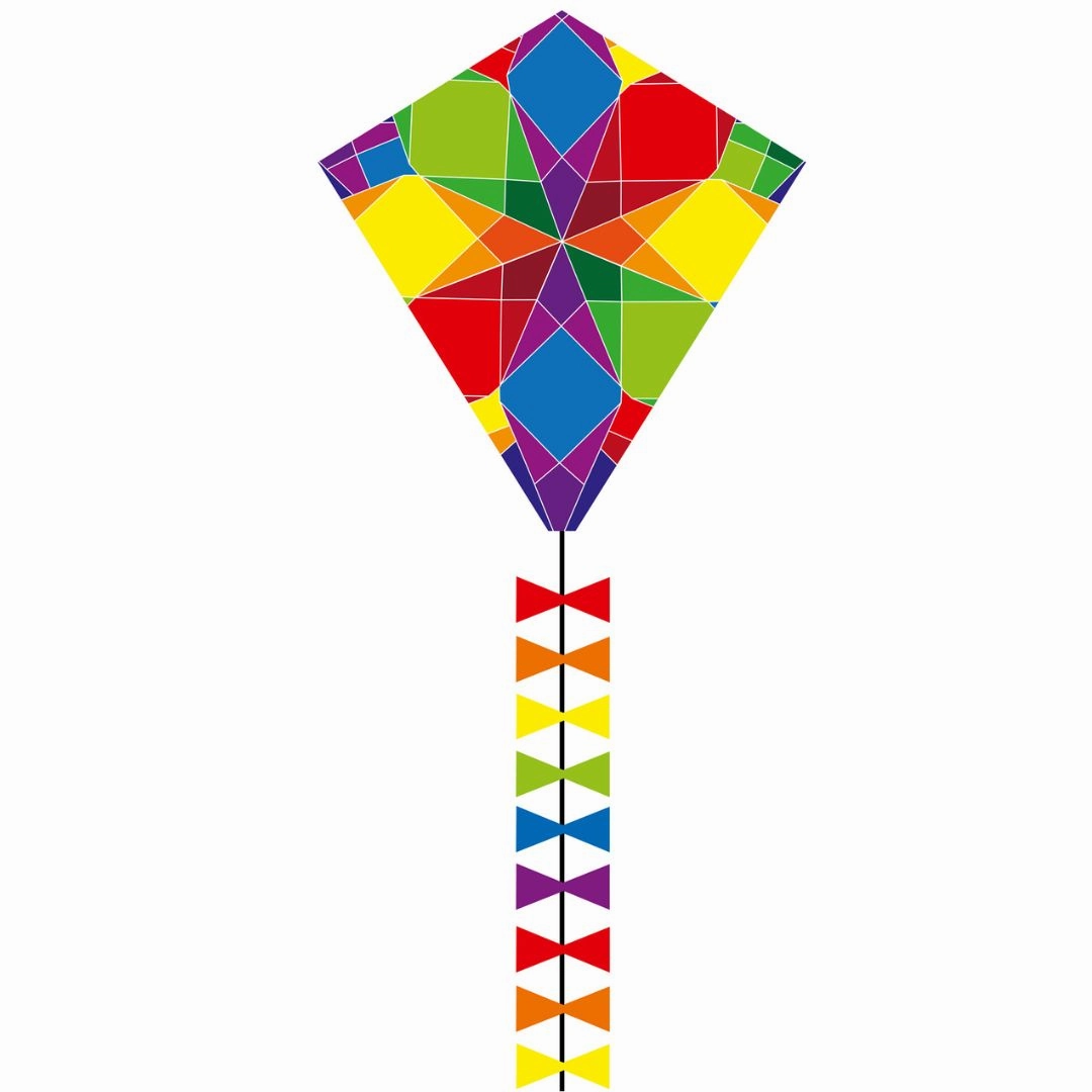 Rainbow Mosaic Kite