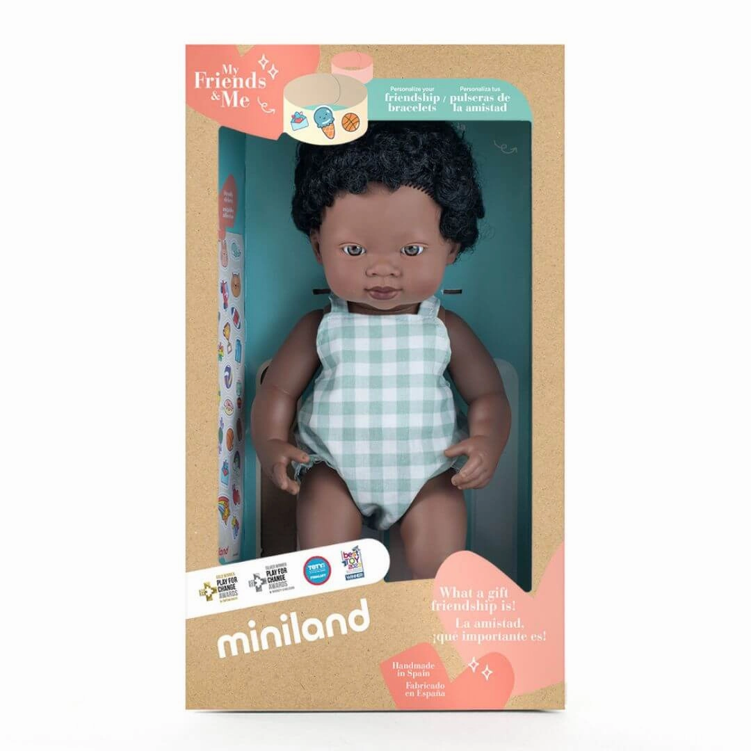 Realistic Montessori Doll - Black Boy