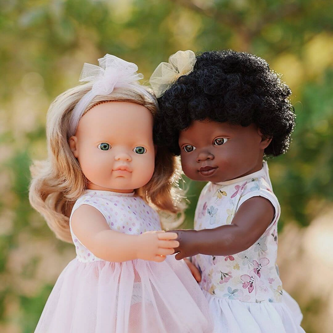 Realistic Montessori Doll - White Girl with Blonde Hair