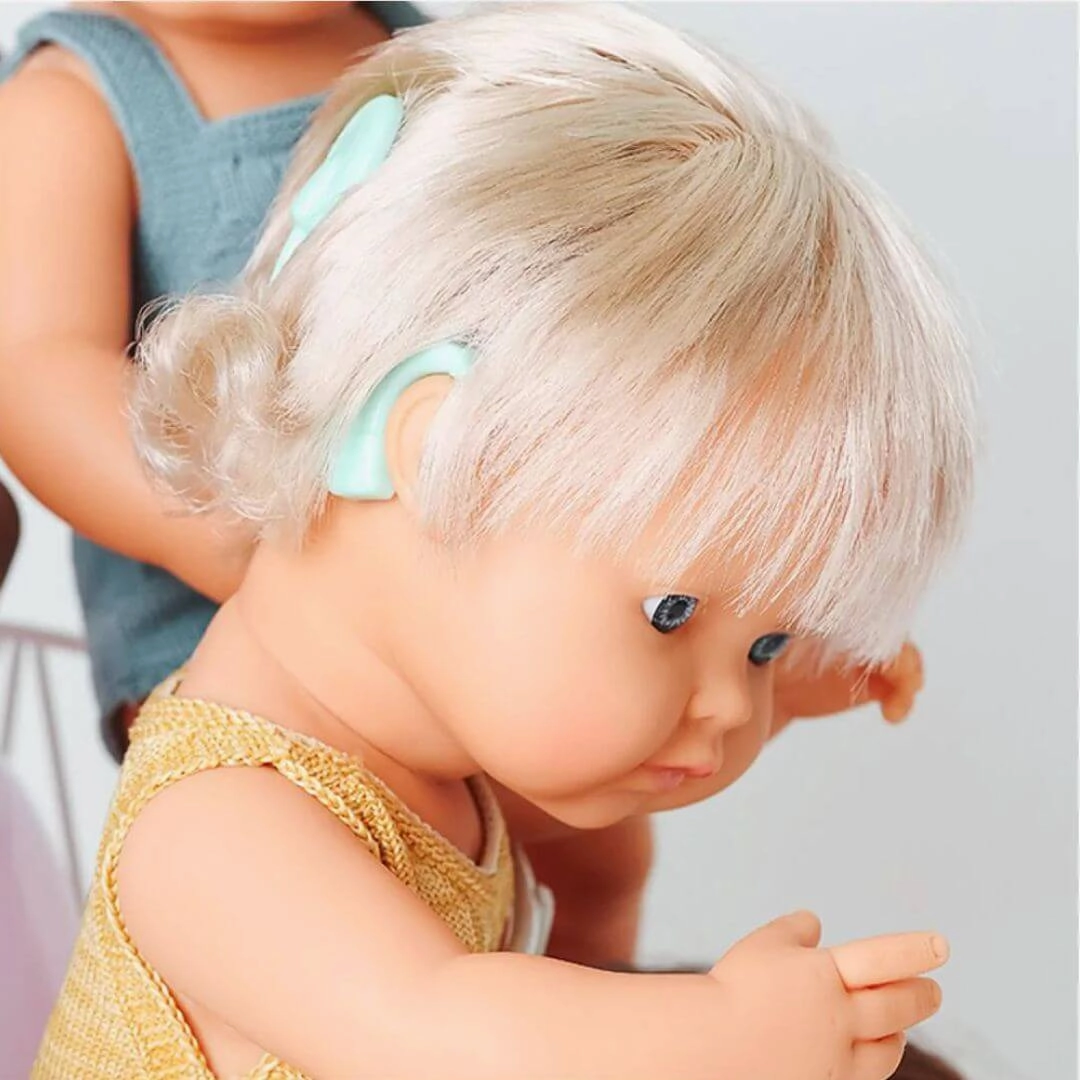 Realistic Montessori Doll with Cochlear Implant