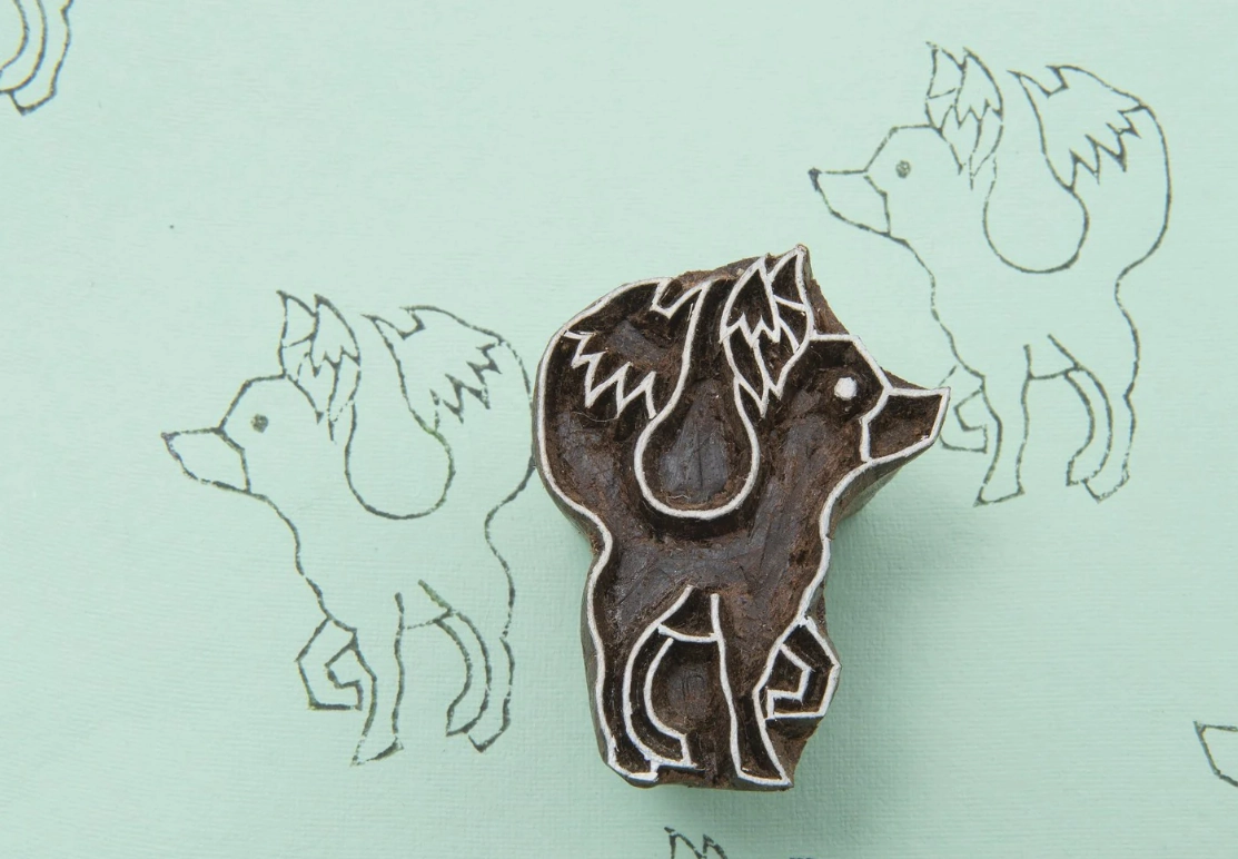 Roaming Fox Stamp