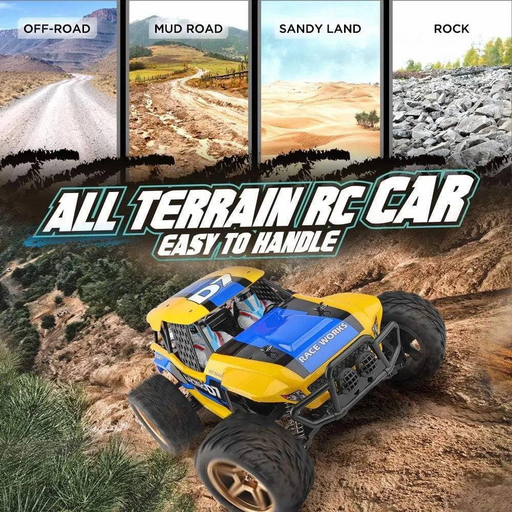 Rock Crawler D7 4WD Cross-Country, Professional, RC Remote Control Car