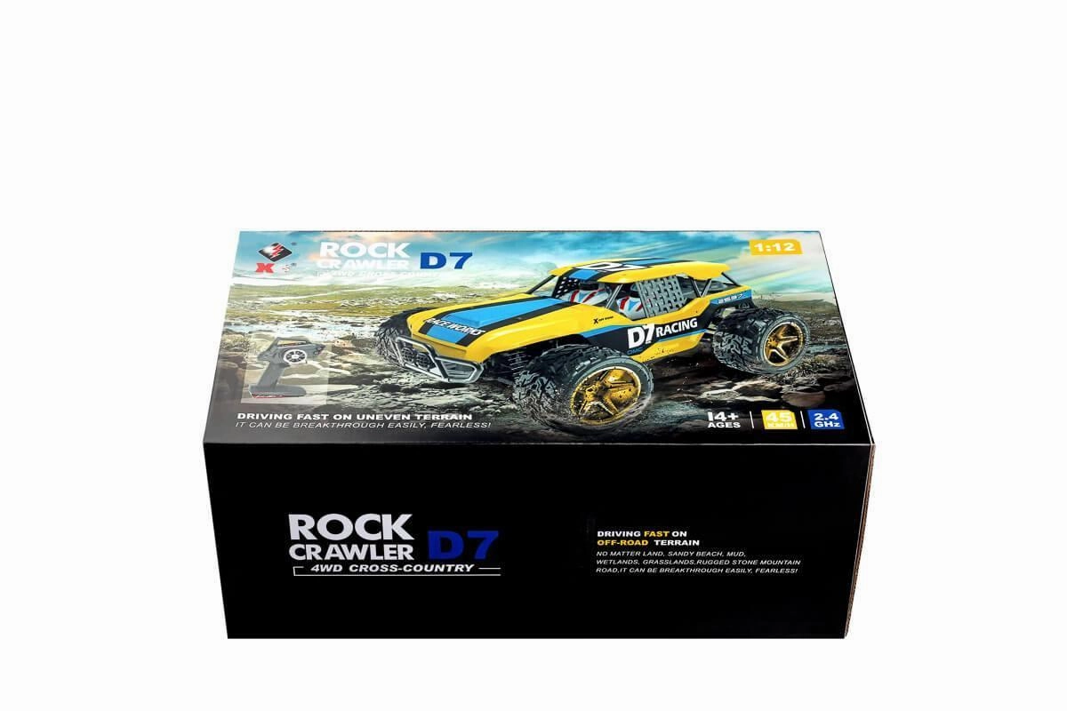 Rock Crawler D7 4WD Cross-Country, Professional, RC Remote Control Car