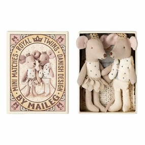 Royal Twin Mice in a Matchbox