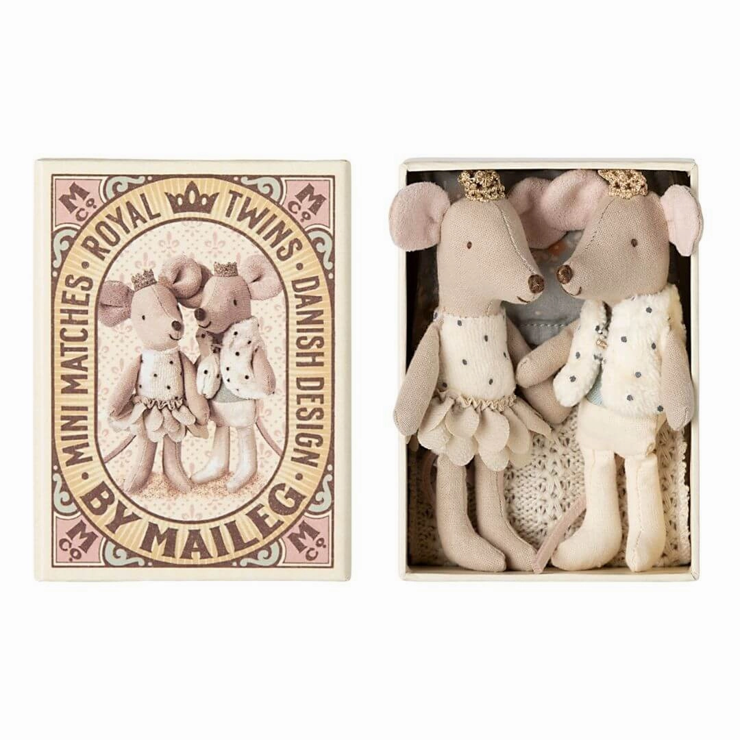 Royal Twin Mice in a Matchbox