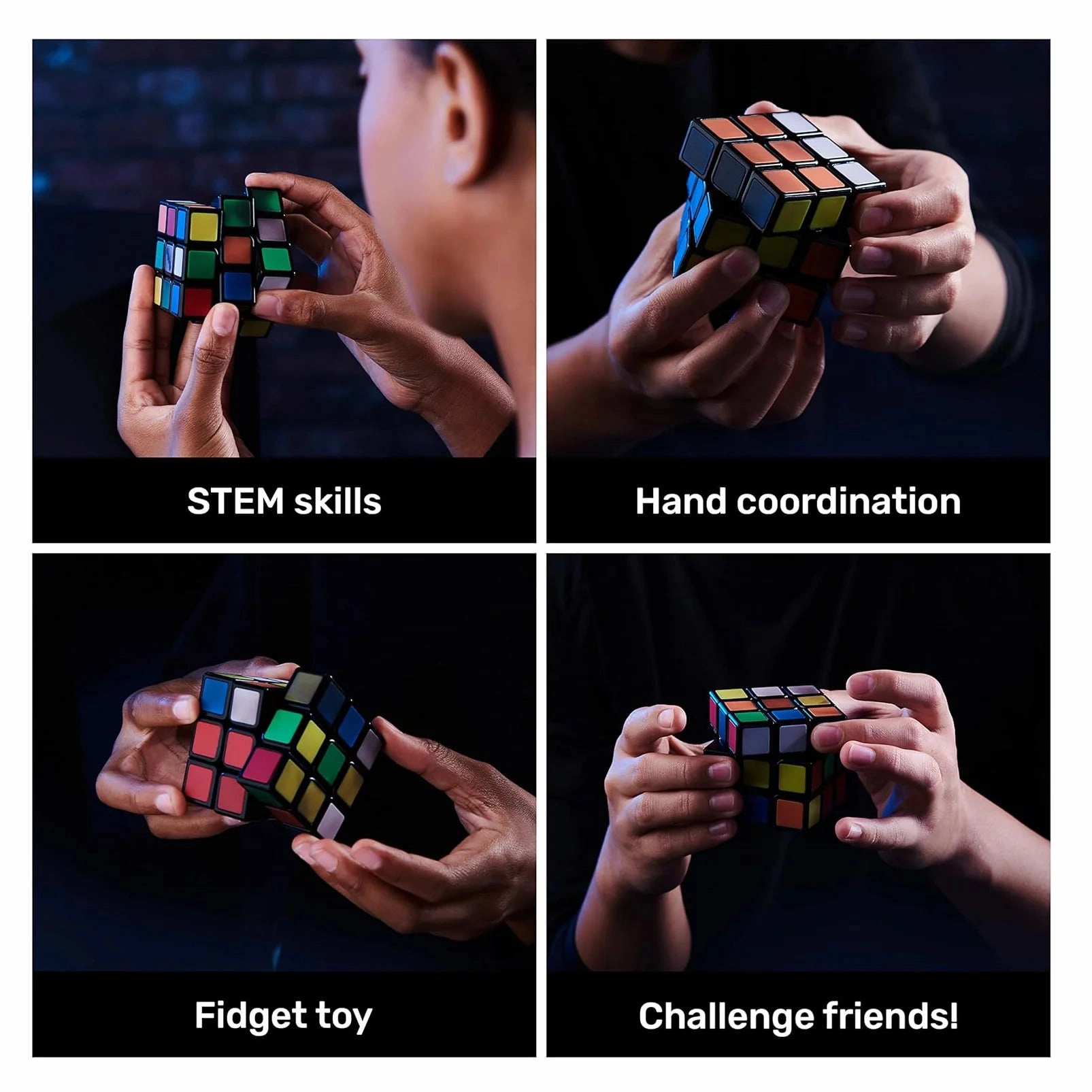 Rubik's Cube Phantom 3x3 Cube Black