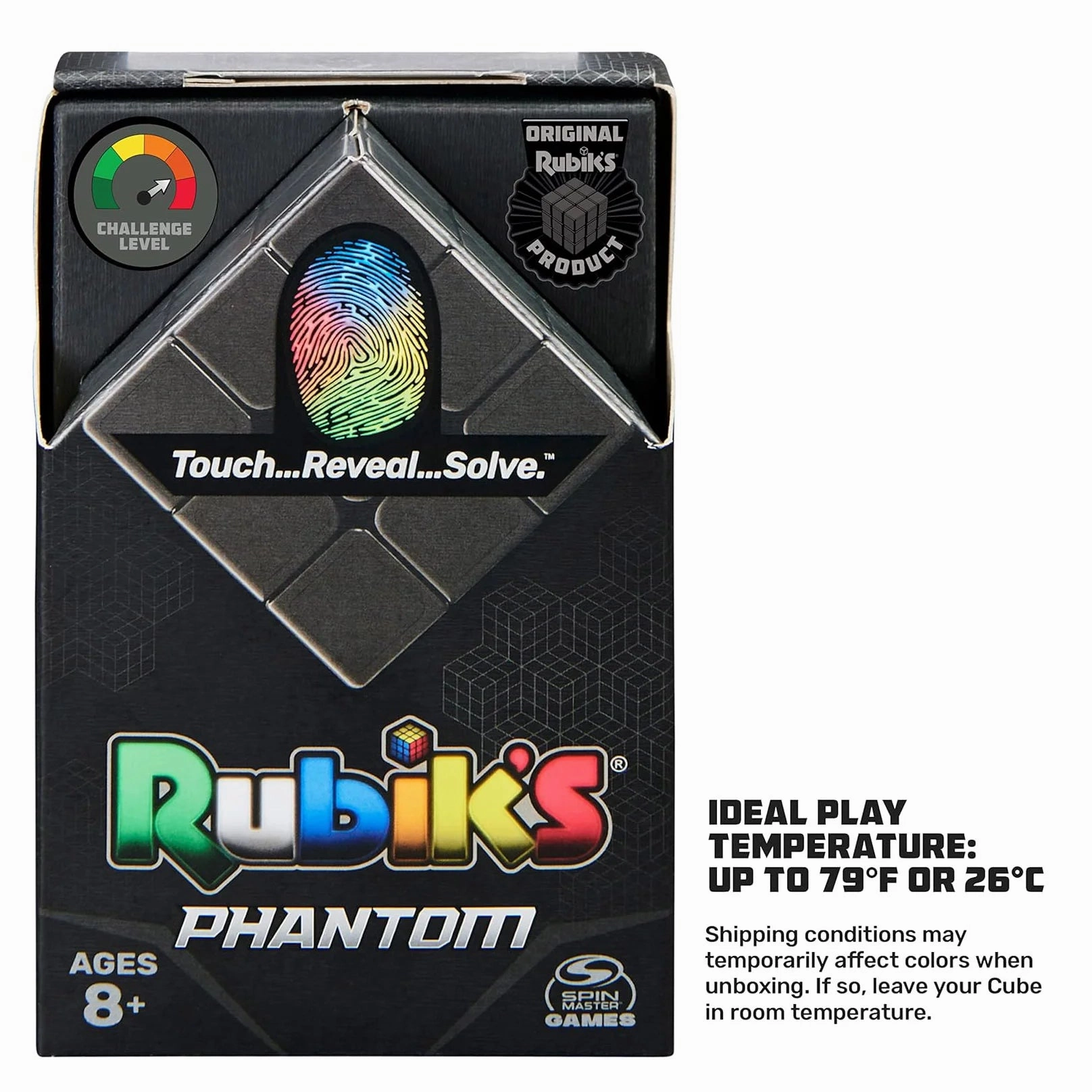 Rubik's Cube Phantom 3x3 Cube Black