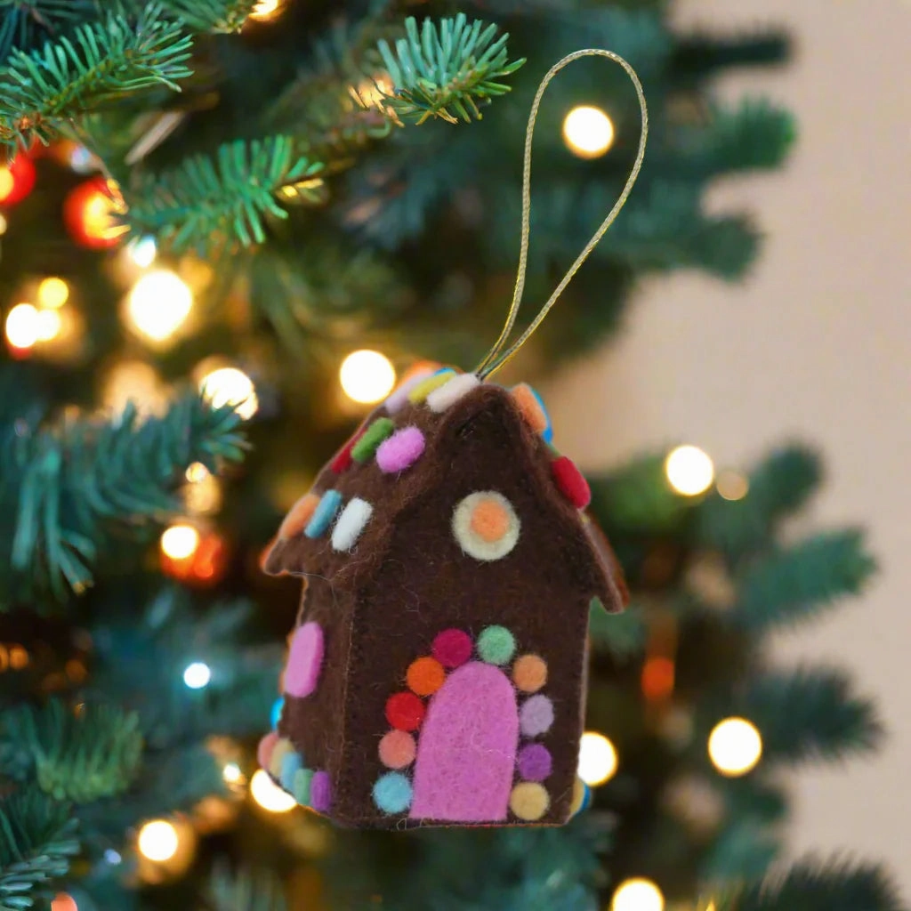 Sale Christmas Gingerbread House, Dark Brown