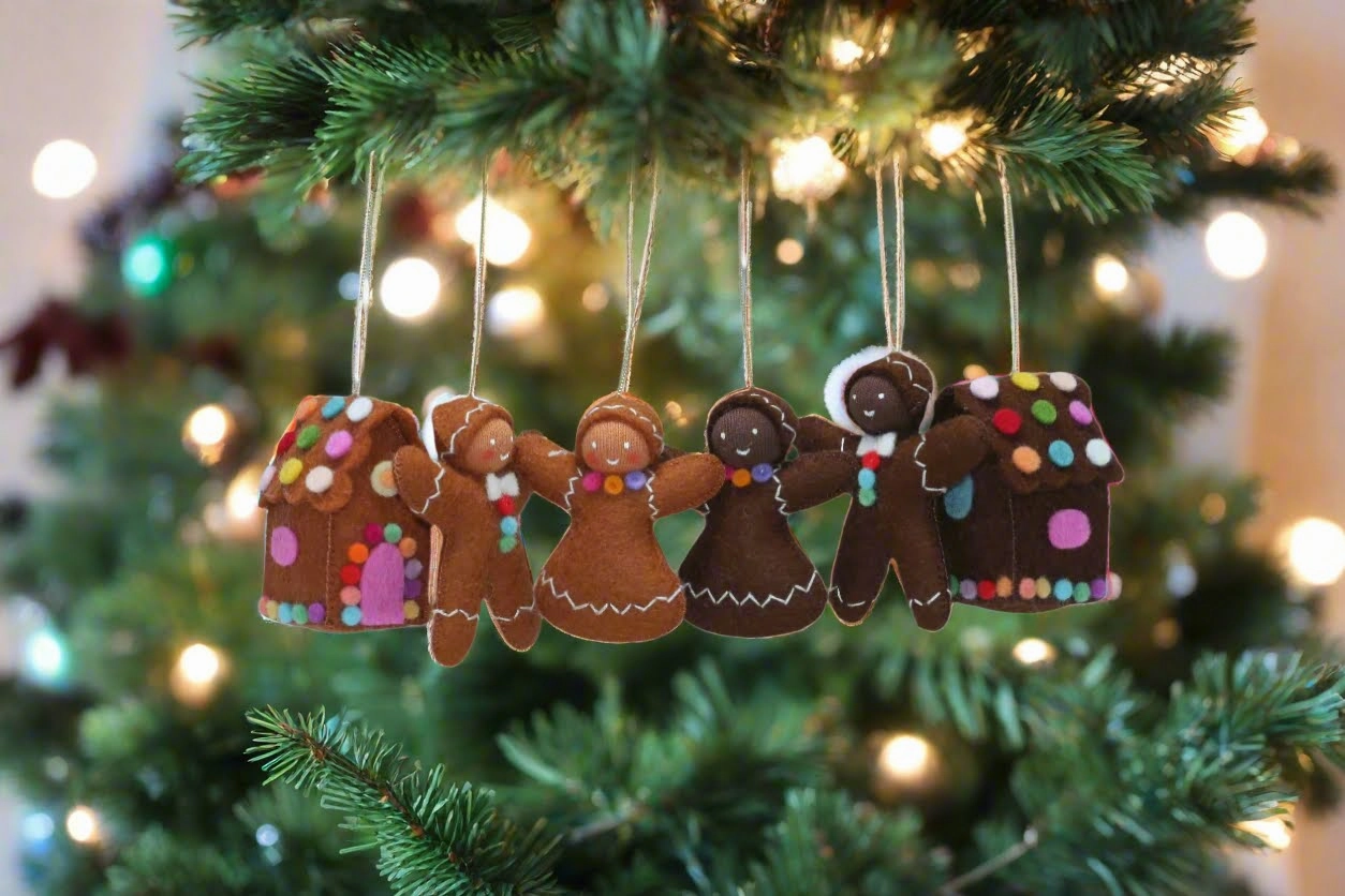 Sale Christmas Gingerbread Man, Dark Brown