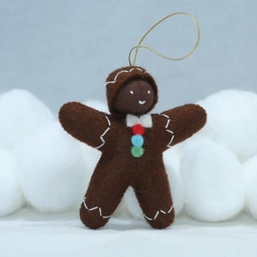Sale Christmas Gingerbread Man, Dark Brown