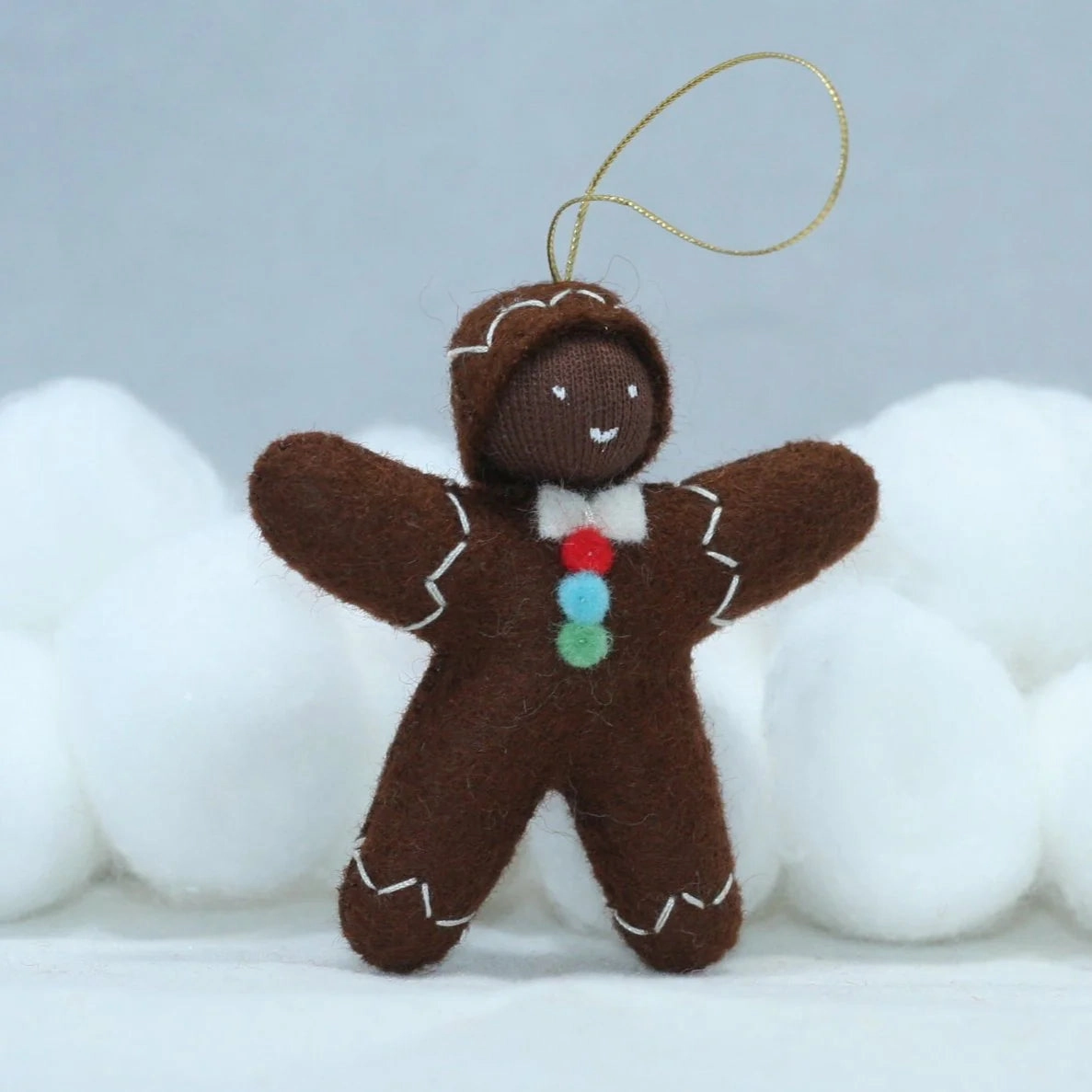 Sale Christmas Gingerbread Man, Dark Brown