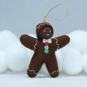 Sale Christmas Gingerbread Man, Dark Brown