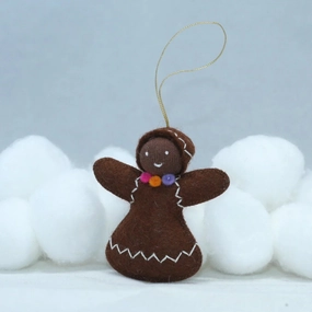 Sale Christmas Gingerbread Woman, Dark Brown