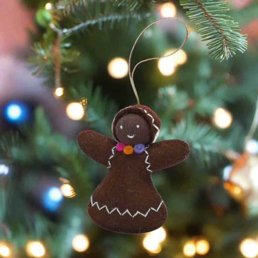 Sale Christmas Gingerbread Woman, Dark Brown
