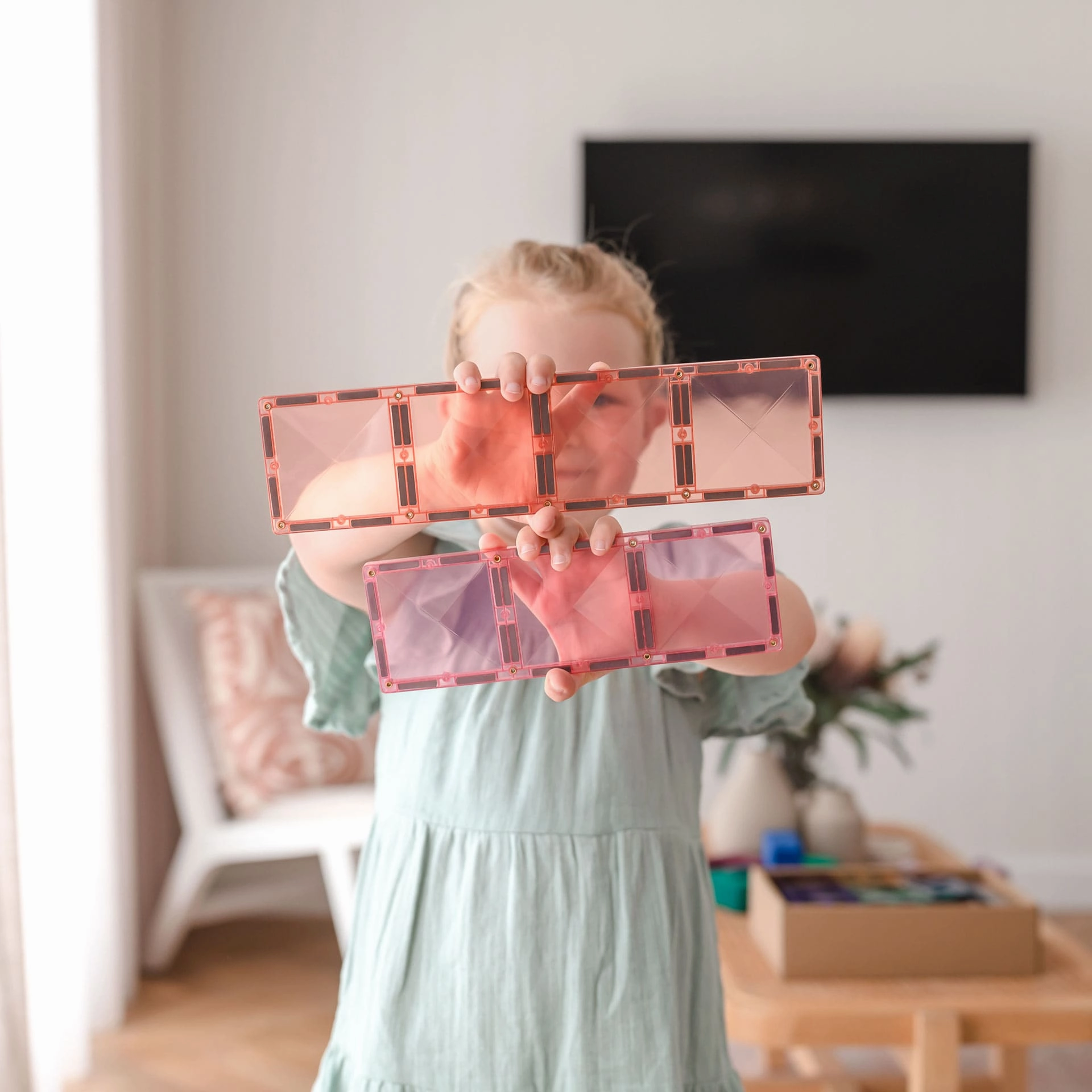 Sale Connetix Tiles 24 Piece Pastel Rectangle Pack