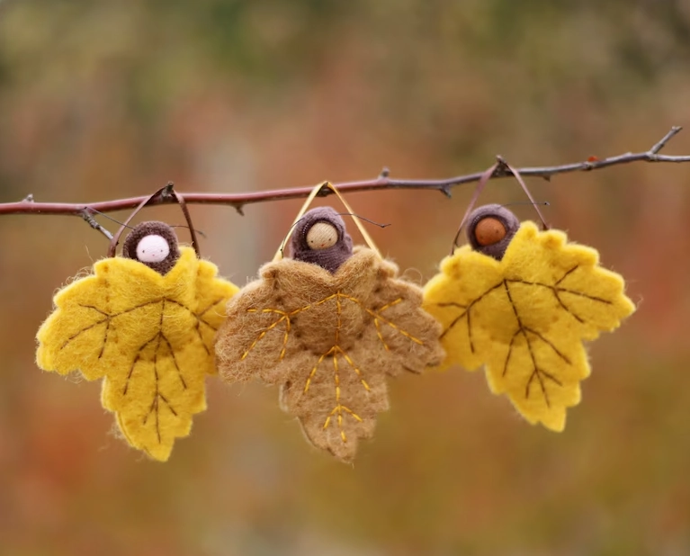 Sale Fairyshadow Brown Leaf Ornament