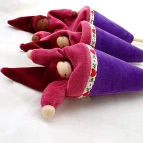 Sale Fairyshadow Cone Pop-up Puppet, Pink/Purple