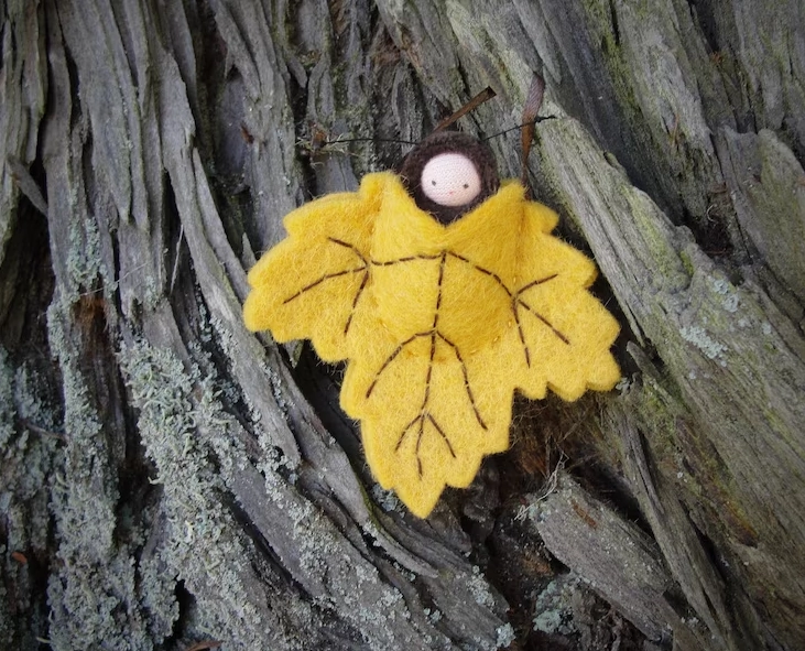 Sale Fairyshadow Golden Leaf Ornament